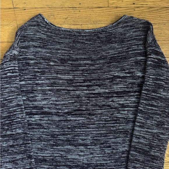 Ellen Tracy Women's Purple and Gray Long Sleeve Sweater Size M - Picture 4 of 6